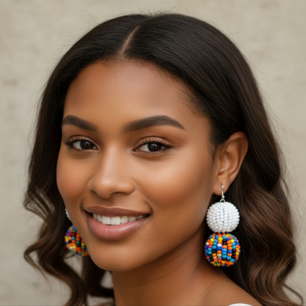 Handmade Beaded earrings